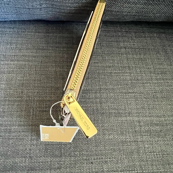 NWT MICHAEL KORS JET SET TRAVEL SMALL TOP ZIP COIN POUCH WITH ID WINDOW - Picture 3 of 7